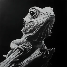 Lizard on a Branch