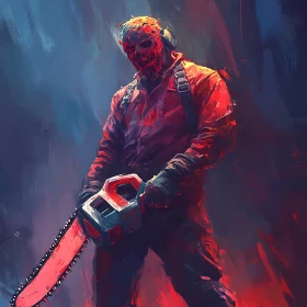 Red Chainsaw Horror