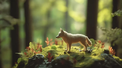 Fox in the Forest Glade