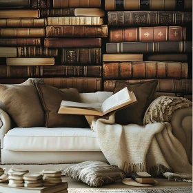 Book Lover's Cozy Interior