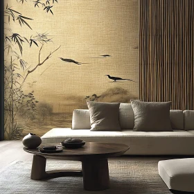 Asian Art Inspired Interior Design