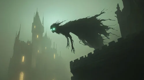 Ghostly Guardian of the Misty Fortress