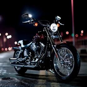 Night Ride Motorcycle