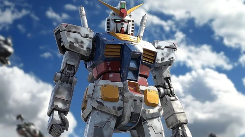 Gundam Robot in the Sky