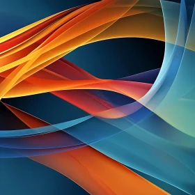Fluid Lines Abstract Art