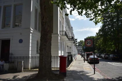 Elegant London Residential Street