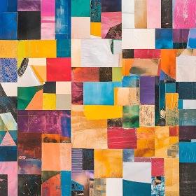 Vibrant Mosaic of Colors and Shapes