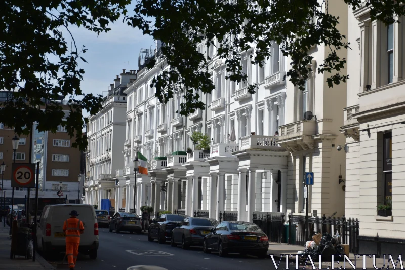 Elegant London Street View Free Stock Photo