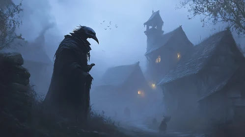 Foggy Village Sentinel