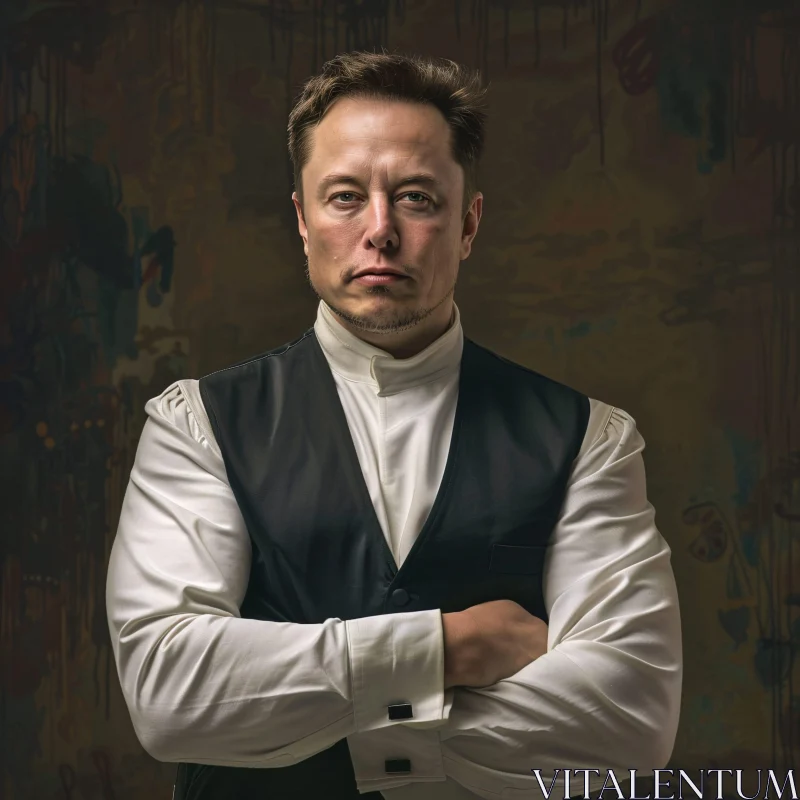 AI ART Elon Musk Stylish Portrait