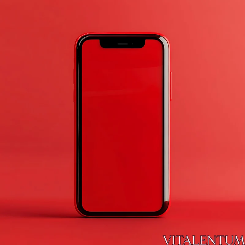 AI ART Crimson Mobile Device
