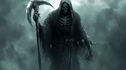 Cloaked Reaper of Souls Illustration