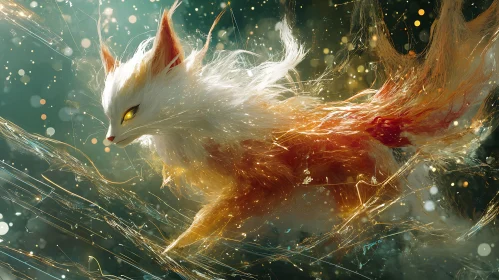 Fox with Fiery Fur
