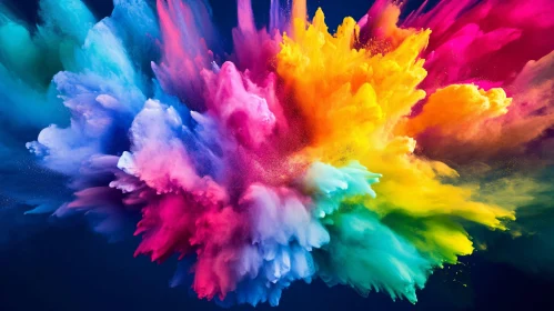 Abstract Color Burst Background Design