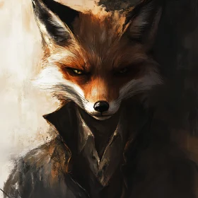 Fox with Yellow Eyes