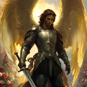 Winged Guardian with Sword