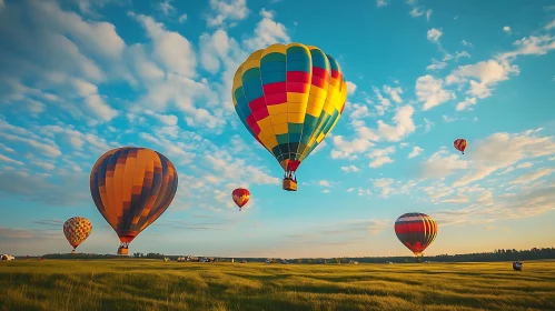 Balloons over Field