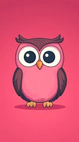 Cute Owl Cartoon Art