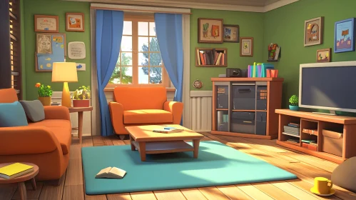 Cozy Cartoon Interior Design