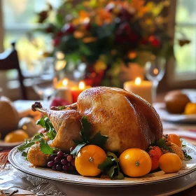Roasted Holiday Turkey with Fruit
