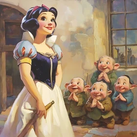 Snow White with Dwarfs