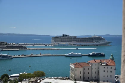 Maritime Scene at Split Marina Free Stock Photo