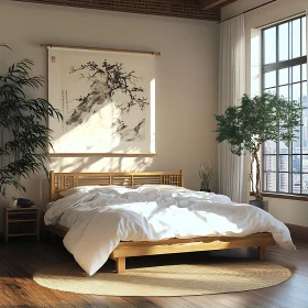 Minimalist Bedroom with Natural Light