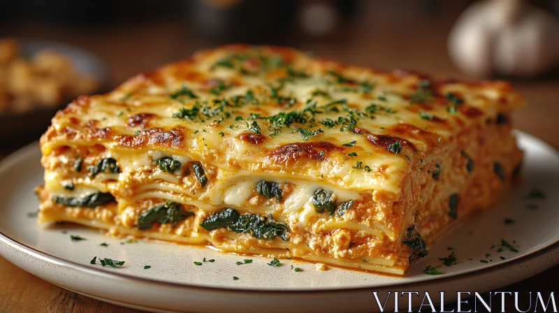 Hearty Italian Lasagna AI Image