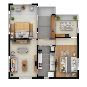 Modern Apartment Layout Design