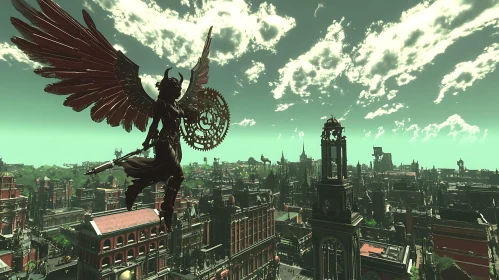 Winged Guardian of the Metropolis