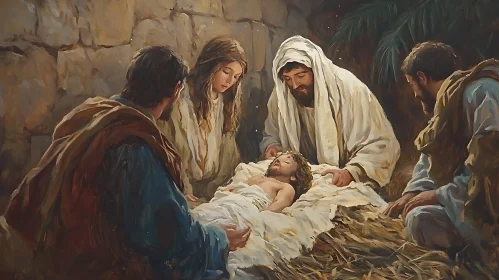 Birth of Jesus Christ Art