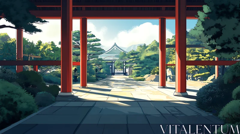 AI ART Zen Garden Vista