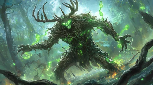 Mystical Forest Guardian