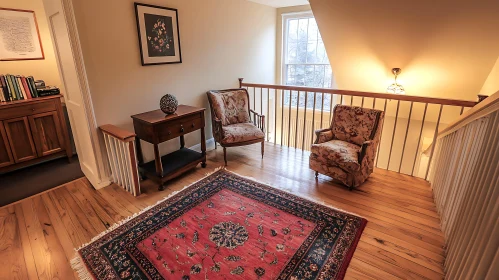 Cozy Interior with Vintage Furniture