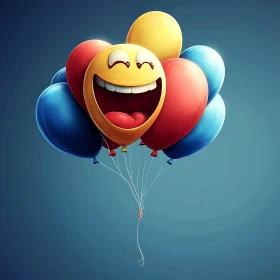 Emoji Balloon Bunch: A Cartoon Celebration