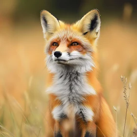 Fox in a Field