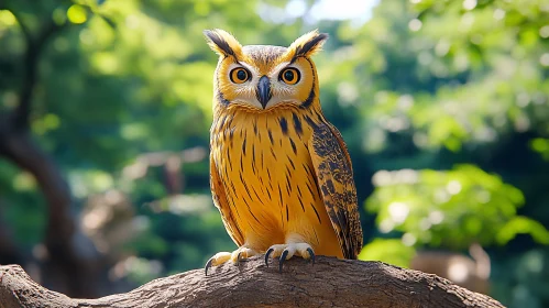 Golden-eyed Owl in Natural Habitat