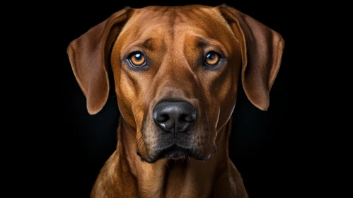 Captivating Photorealistic Art of a Brown Retriever Dog