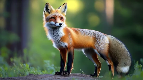 Red Fox in Natural Habitat