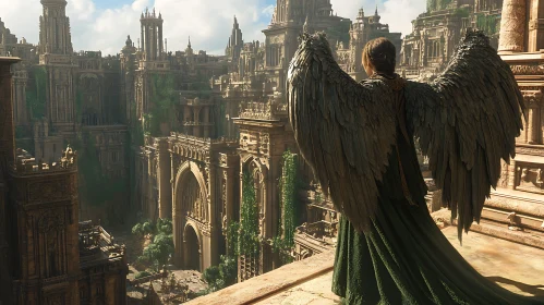 Winged Guardian of the Stone Metropolis