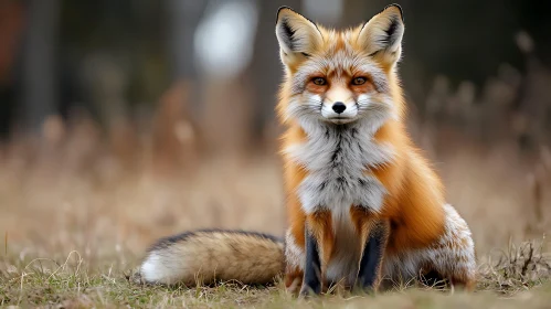 Fox in Field, Wildlife Photography