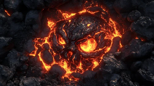 Lava Skull