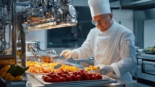 Gourmet Cooking in High-Tech Kitchen