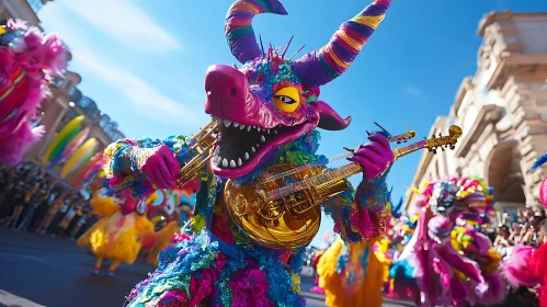 Musical Dragon at Carnival