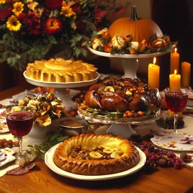 Autumn Harvest Table: A Thanksgiving Celebration