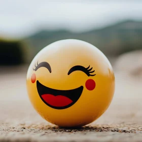 Smiling Emoji Ball