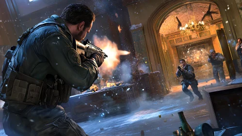 Soldiers in Action: Firefight