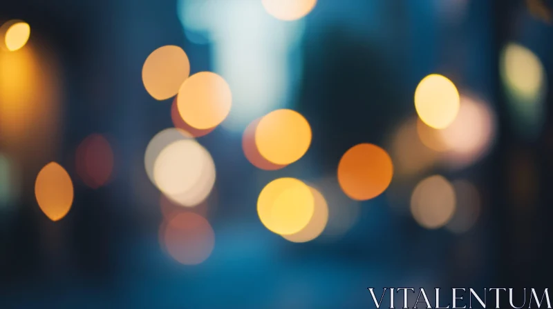 Blurred Lights Abstract Art AI Image