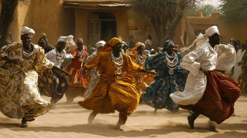 Festive African Dance Performance
