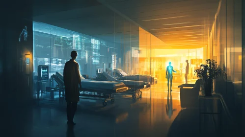 Advanced Medical Facility: A Study in Contrasting Light